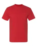 Union Made 3015 Union-Made Short Sleeve T-Shirt with a Pocket RED