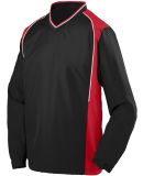 Augusta Sportswear 3746 Youth Roar Pullover Black/ Red/ White