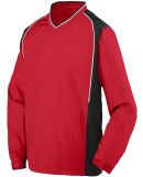 Augusta Sportswear 3746 Youth Roar Pullover Red/ Black/ White