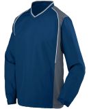 Augusta Sportswear 3746 Youth Roar Pullover Navy/ Graphite/ White