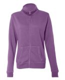 8635 J. America - Women's Sueded Fleece Full-Zip Sweatshir Very Berry