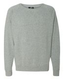 J America 8875 Triblend Crewneck Sweatshirt Grey Triblend