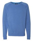 J America 8875 Triblend Crewneck Sweatshirt Royal Triblend