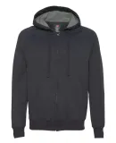 Hanes HN280 Nano Full Zip Hooded Sweatshirt Vintage Black