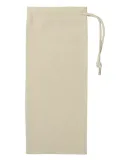 1727 Liberty Bags - Drawstring Wine Bag NATURAL