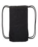 Liberty Bags 2256 Microfiber Drawstring Backpack BLACK