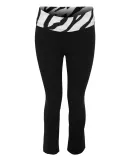 Boxercraft S16Y Girls' Practice Yoga Pants Black/ Zebra