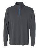 8186 J. America - Shadow Mesh 1/4 Zip Pullover Electric Blue