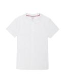 French Toast SE9383 Girls' Short Sleeve Peter Pan Poplin Blouse