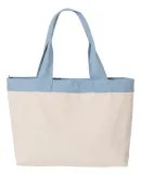 HYB4 HYP South Beach Tote Natural/ Sky Blue