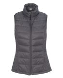 Weatherproof 16700W 32 Degrees Women's Packable Down Vest Dark Pewter