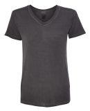 8132 J. America - Women's Oasis Wash V-Neck T-Shirt Dark Smoke