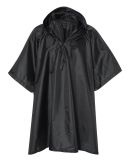 Liberty Bags A-001 Rain Poncho BLACK
