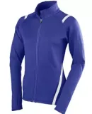 Augusta Sportswear 4811 Girls' Freedom Jacket Purple/ White