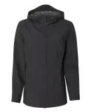 Weatherproof 17604W 32 Degrees Women's Melange Rain Jacket Black Melange