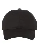 Valucap VC650 Chino Unstructured Cap Black