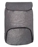 1105 Augusta Glitter Backpack Silver Glitter/ Black