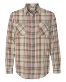 Weatherproof 178573 Vintage Burnout Flannel Khaki Plaid