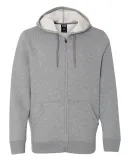 Oakley 472318ODM Cotton Blend Hooded Full-Zip Sweatshirt Heather Grey