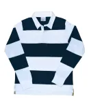 J America 8247 Vintage Rugby Shirt White/ Navy