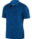 Augusta Sportswear 5408 Intensify Black Heather Sport Shirt Royal