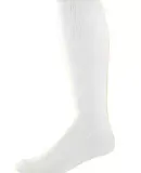 Augusta Sportswear 6087 Youth Wicking Athletic Socks White