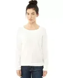 Alternative 61061 Slouchy Washed Slub Long Sleeve Top VINTAGE WHITE