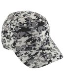 Augusta Sportswear 6208 Digi Camo Cotton Twill Cap Black Digi