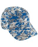 Augusta Sportswear 6209 Youth Digi Camo Cotton Twill Cap Royal Digi