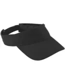 Augusta Sportswear 6268 Youth Adjustable Wicking Mesh Visor Black