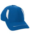 Augusta Sportswear 6271 Youth Adjustable Wicking Mesh Edge Cap Royal/ White