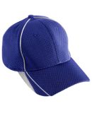 Augusta Sportswear 6281 Youth Force Cap Purple/ White