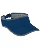 Augusta Sportswear 6352 Trail Blaze Visor Navy/ Graphite