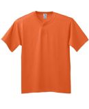 Augusta Sportswear 643 Six-Ounce Two-Button Baseball Jersey Orange