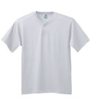 Augusta Sportswear 643 Six-Ounce Two-Button Baseball Jersey Ash