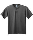 Augusta Sportswear 643 Six-Ounce Two-Button Baseball Jersey Black