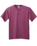 Augusta Sportswear 644 Youth Six Ounce Two-Button Baseball Jersey Maroon