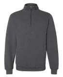 Russel Athletic 1Z4HBM Dri Power® Quarter-Zip Cadet Collar Sweatshirt Black Heather