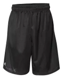 Russel Athletic 651AFM 9" Polyester Tricot Mesh Pocketed Shorts Black