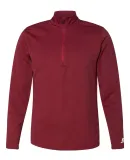 Russel Athletic QZ7EAM Striated Quarter-Zip Pullover True Red