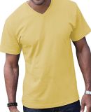 6907 LA T Adult Fine Jersey V-Neck T-Shirt BUTTER