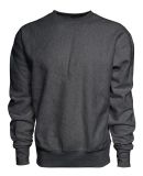 J America 8446 Sport Weave Crewneck Sweatshirt Charcoal