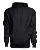 J America 8846 Sport Weave Hooded Sweatshirt Black