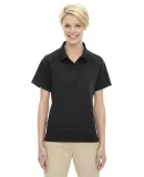 Extreme by Ash City 75056 Extreme Eperformance™ Ladies' Ottoman Textured Polo BLACK 703