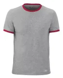 Russel Athletic 64RTTM Short Sleeve Ringer Tee Oxford/ True Red