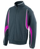 7711 Augusta Adult Cross Weave Slate/ Power Pink/ White