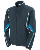 Augusta Sportswear 7712 Women's Rival Jacket Slate/ Power Blue/ White