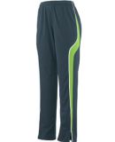 Augusta Sportswear 7716 Women's Rival Pant Slate/ Lime/ White