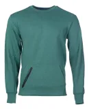 Russel Athletic 82CNSM Cotton Rich Crewneck Sweatshirt Green Heather