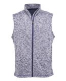 J America 8631 Cosmic Fleece Vest Navy Fleck